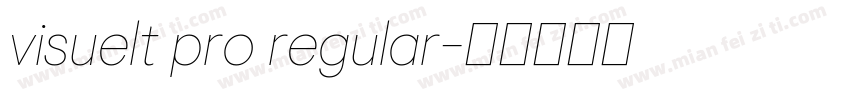 visuelt pro regular字体转换